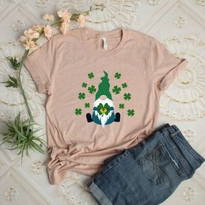 St Patrick's Day Shirt, Happy St Patrick's Day Shirt, Gnome Shirt, Lucky Shirt